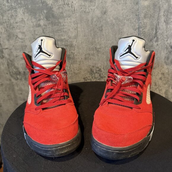 Jordan 5 Retro Raging Bull Red (2021) - Mens size 15 - Red - Picture 1 of 5